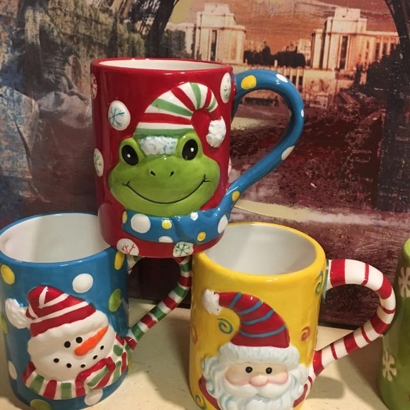 3D Coffee Mugs Holiday Coffee Winter Novelty Christmas - Picture 8 of 13
